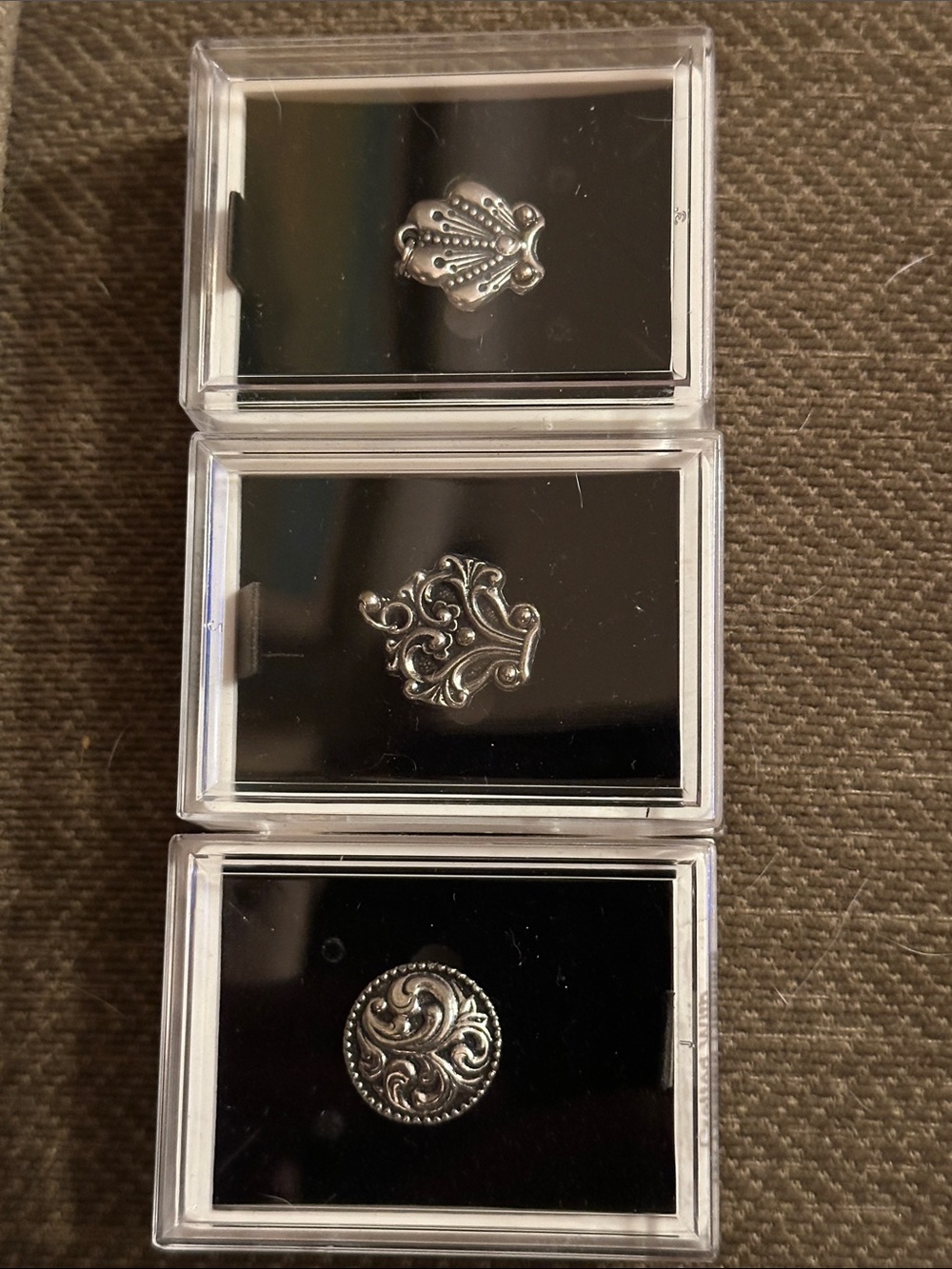 Norwegian Pewter by Doering Designs pin set of 3